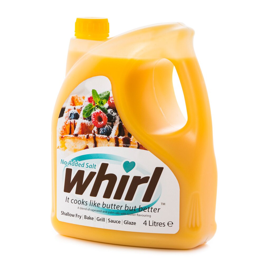 Whirl Butter Substitute 4 Litre - No Added Salt
